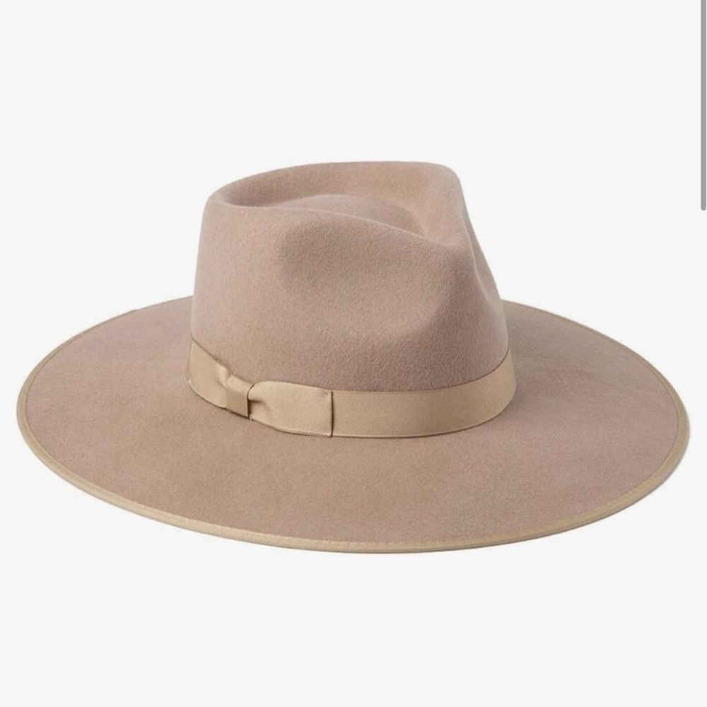 Lack of Color Women's Size Medium Zulu Rancher Wool Fedora Hat in sand